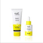 Buy Chemist at Play Vitamin C Glow Duo |Boosts radiance and brightens dull skin | Brightening Face Wash (100 ml) + 10% Vitamin C Serum (30 ml) Combo of 2 - Purplle