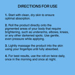 Buy DERMDOC 7% AHA & 2% Melazero BrightGuard Underarm & Body Brightening Roll On (50 gm ) New & Improved - Purplle