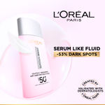 Buy L’Oreal Paris Glycolic-Bright UV Fluid SPF 50+ PA++++ | Anti-dark Spot Fluid Sunscreen with Glycolic Acid + Niacinamide | Brighter Skin | 50 ml - Purplle