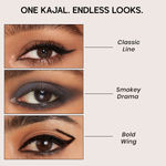Buy Insight Cosmetics Studio Kajal - Black - 1.5 gm - Purplle
