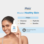 Buy Moiz Cleansing Lotion | Face & Body Cleanser | For Sensitive Skin | With Aloe Vera & Pro-Vitamin B5 | pH 5.6 | Soap, Paraben & Sulphate Free - 200 ml - Purplle