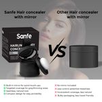 Buy Sanfe Touch up Powder with Mirror | Instantly Conceals Hair Loss & Grays | Enhance Hairline Precision | Water & Sweat Resistant | 48-Hour Stay | Stain-Proof | Hairline Powder for Women & Men | Compact & Portable! 4 gm - Purplle