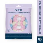 Buy GUBB Coloured polybag For Makeup Removal 100 Pcs - Purplle