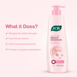 Buy Joy Even Tone Bright Radiance Daily Brightening Serum in Lotion (400 ml)|With Niacinamide & Alpha Arbutin | Removes Tan, Dark Spots & Restores Natural Glow | Lightweight, Non Sticky & Non Greasy - Purplle