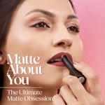 Buy Hilary Rhoda Matte About You Lipstick | Long Lasting & Highly Pigmented Lipstick | Glides Smoothly | Matte Finish | One Stroke Application | Cruelty-Free & Vegan - 3 gm (Game On - Shade 06) - Purplle