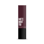 Buy Hilary Rhoda Matte About You Lipstick | Long Lasting & Highly Pigmented Lipstick | Glides Smoothly | Matte Finish | One Stroke Application | Cruelty-Free & Vegan - 3 gm (Burgundy Magic - Shade 10) - Purplle