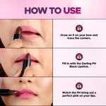 Buy Hilary Rhoda Darling PH Black Lipstick | Long-Lasting, Moisturizing & Smudge-Proof | One Swipe Magic Lipstick with Semi-Glossy Finish | Lightweight & Pigmented | 3.6 gm - Purplle