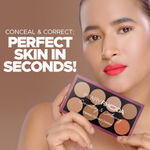 Buy Hilary Rhoda Concealing & Contouring | 8 Shades in Palette | Colour Corrects with High Coverage | Face Palette | Hides Dark Spots & Pigmentation | Buildable Coverage | 12 gm (Shade-1) - Purplle