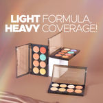 Buy Hilary Rhoda Concealing & Contouring | 8 Shades in Palette | Colour Corrects with High Coverage | Face Palette | Hides Dark Spots & Pigmentation | Buildable Coverage | 12 gm (Shade-1) - Purplle