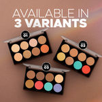 Buy Hilary Rhoda Concealing & Contouring | 8 Shades in Palette | Colour Corrects with High Coverage | Face Palette | Hides Dark Spots & Pigmentation | Buildable Coverage | 12 gm (Shade-1) - Purplle