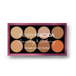 Buy Hilary Rhoda Concealing & Contouring | 8 Shades in Palette | Colour Corrects with High Coverage | Face Palette | Hides Dark Spots & Pigmentation | Buildable Coverage | 12 gm (Shade-1) - Purplle