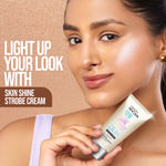 Buy Hilary Rhoda Skin Shine Strobe Cream | 2 in 1 - Highlighter & Moisturiser | Shea Butter & Hyaluronic Acid | Intense Hydration | Weightless formula & Luminous Finish - 25 ml (Sterling Silver - Shade 01) - Purplle