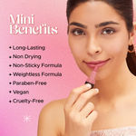 Buy Hilary Rhoda Trap Of Matte 6 Bullet Mini Lipsticks | Infused with SPF 15 | Long-Lasting Formula & Trendy Lipstick Shades | Paraben-Free & Cruelty-Free | Pack of 6 - 1.5 X 6 gm - Purplle