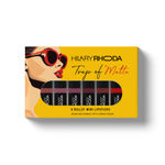 Buy Hilary Rhoda Trap Of Matte 6 Bullet Mini Lipsticks | Infused with SPF 15 | Long-Lasting Formula & Trendy Lipstick Shades | Paraben-Free & Cruelty-Free | Pack of 6 - 1.5 X 6 gm - Purplle