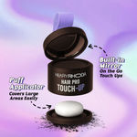 Buy Hilary Rhoda Hair Pro Touch Up Brown color | Instant Grey Roots & Bald Spots Coverage | Fuller & Denser Look | Matte Finish & Sweat Proof | Long-Lasting & Fine Powder | Highly Pigmented & Flawless Application - 3 gm (Deep Brown - Shade 02) - Purplle