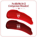 Buy Hilary Rhoda Saubhagya Liquid Sindoor | Quick Drying & Long Lasting | Matte Finish & WaterProof | Smudge-Proof & Crease-Proof | Red Liquid Sindoor - 5 ml (Red - Shade 01) - Purplle