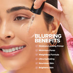 Buy Hilary Rhoda Smooth Blur Primer Serum | Pore Minimising Serum for Face | Moisture-Locking | Infused with Niacinamide | Ultra-hydrating & Nourishes Skin | 30 ml (Rose - Shade 01) - Purplle