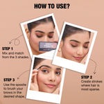 Buy Hilary Rhoda Drawing Eyebrow Palette | Highly Blendable & Superfine Particles | 3 Natural Shades & Comes with a Spoolie | Long Lasting & Waterproof - 7.2 gm (Shade - 02) - Purplle