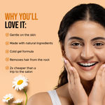 Buy Hilary Rhoda One Go Facial Wax Strips | Ready-To-Use Facial Wax Strips | Face, Cheek, Upper Lip & Chin Facial Wax | Painless Hair Removal | With 2 Finish Wipes | 20 Strips (Chamomile - Shade 03) - Purplle