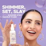 Buy Hilary Rhoda Shimmer Stay Makeup Fixer | Infused with Aloe Vera | | Keeps Makeup Intact | Hydrates, Soothes & Refreshes Skin | 80 ml - Purplle