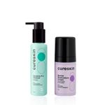 Buy Cureskin Sensitive Skin Essentials | Gentle Cleanser with Apple Extracts and Barrier Repair Cream with Ceramides and Bisabolo | Daily Soothing Duo (100 ml + 17 gm) Combo of 2 - Purplle
