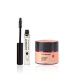 Buy Cureskin Eye & Lip Enhancement Duo | Nourishes and Strengthens Lashes/Brows with Growth Serum, and Exfoliates & Brightens Dark Lips with Beetroot Scrub | Daily Definition Kit (7 ml + 7 gm) Combo of 2 - Purplle