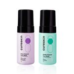 Buy Cureskin Complete Cleanse Kit | Deep Cleanse for Oily Skin Control and Gentle Foam Pack for Hydrating Exfoliation for Men and Women Combo of 2 - Purplle