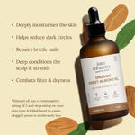 Buy Juicy Chemistry 100% Pure & Organic Sweet Almond Oil, 100 ml | Moisturizes Skin | Nourishes Hair & Supports Sensitive Skin | Cold-Pressed | Certified Organic - Purplle