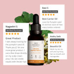 Buy Juicy Chemistry Organic Pumpkin Seed Oil, 30 ml | Cold-Pressed & 100% Pure | Nourishes Skin, Hair & Scalp | Anti-Aging | Hydrating & Rich in Antioxidants - Purplle