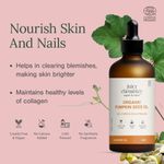 Buy Juicy Chemistry Organic Pumpkin Seed Oil, 100 ml | Cold-Pressed & 100% Pure | Nourishes Skin, Hair & Scalp | Anti-Aging | Hydrating & Rich in Antioxidants - Purplle
