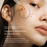 Buy Juicy Chemistry Organic Jojoba Oil, 100 ml | 100% Pure, Cold-Pressed & Certified Organic | Balances Sebum | Controls Acne | Deeply Moisturises Skin & Hair - Purplle