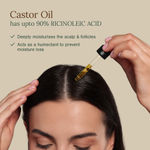 Buy Juicy Chemistry Organic Castor Oil, 30 ml | 100% Pure, Cold-Pressed & Certified Organic | Promotes Hair Growth | Strengthens Lashes & Brows | Deeply Moisturises Skin - Purplle