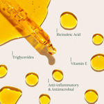 Buy Juicy Chemistry Organic Castor Oil, 30 ml | 100% Pure, Cold-Pressed & Certified Organic | Promotes Hair Growth | Strengthens Lashes & Brows | Deeply Moisturises Skin - Purplle