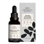 Buy Juicy Chemistry Organic Black Seed (Kalonji) Oil, 30 ml | 100% Cold-Pressed | Multi-Purpose Hair, Skin & Wellness Oil - Purplle