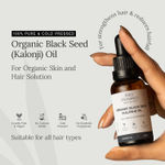 Buy Juicy Chemistry Organic Black Seed (Kalonji) Oil, 30 ml | 100% Cold-Pressed | Multi-Purpose Hair, Skin & Wellness Oil - Purplle