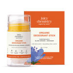 Buy Juicy Chemistry Organic Deodorant Stick Fortified with Blood Orange & Geranium, 40 gm | Long-Lasting Odour Protection | Underarm Brightening | Aluminium Free - Purplle