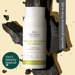 Buy Juicy Chemistry Organic Volumising Dry Powder Fortified with Bhringaraj & Charcoal, 100 gm | Natural Hair Thickening & Oil Absorbing Powder - Purplle