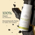 Buy Juicy Chemistry Organic Volumising Dry Powder Fortified with Bhringaraj & Charcoal, 100 gm | Natural Hair Thickening & Oil Absorbing Powder - Purplle