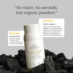 Buy Juicy Chemistry Organic Volumising Dry Powder Fortified with Bhringaraj & Charcoal, 100 gm | Natural Hair Thickening & Oil Absorbing Powder - Purplle