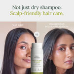 Buy Juicy Chemistry Organic Volumising Dry Powder Fortified with Bhringaraj & Charcoal, 100 gm | Natural Hair Thickening & Oil Absorbing Powder - Purplle