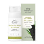 Buy Juicy Chemistry Organic Volumising Dry Powder Fortified with Bhringaraj & Charcoal, 100 gm | Natural Hair Thickening & Oil Absorbing Powder - Purplle