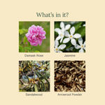 Buy Juicy Chemistry Organic Dusting Powder Fortified with Damask Rose + Jasmine, 100 gm| Talc-Free | Keeps Skin Fresh | Soft & Odour-Free | For All Skin Types - Purplle