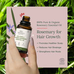 Buy Juicy Chemistry 100% Pure & Organic Rosemary Essential Oil, 30 ml | Stimulates Hair & Scalp | Promotes Skin Health | Certified Organic | Steam-Distilled - Purplle