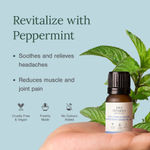 Buy Juicy Chemistry 100% Pure & Organic Peppermint Essential Oil, 10 ml | Cooling & Refreshing Oil for Skin, Hair & Aromatherapy | Steam-Distilled - Purplle