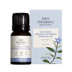 Buy Juicy Chemistry 100% Pure & Organic Peppermint Essential Oil, 10 ml | Cooling & Refreshing Oil for Skin, Hair & Aromatherapy | Steam-Distilled - Purplle