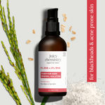 Buy Juicy Chemistry 8% AHA + 2% BHA Toner Fortified with Rice Water & Oat Milk, 100 ml | Exfoliating & Pore-Refining Toner | Gives Smooth, Clear, and Glowing Skin | Certified Organic & Alcohol-Free | For Men & Women - Purplle