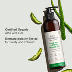 Buy Juicy Chemistry Pure & Certified Organic Aloe Vera Gel, 200 ml | Hydrating & Soothing Gel for Face, Body & Hair | Lightweight | Non-Sticky | Multipurpose| For Men & Women - Purplle