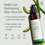 Buy Juicy Chemistry Pure & Certified Organic Aloe Vera Gel, 200 ml | Hydrating & Soothing Gel for Face, Body & Hair | Lightweight | Non-Sticky | Multipurpose| For Men & Women - Purplle