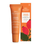 Buy Juicy Chemistry Organic Lip Balm Fortified with Blood Orange & Rosehip, 10 gm | Deeply Moisturising & Brightening Lip Care | 100% Natural | Certified Organic & Cruelty-Free - Purplle