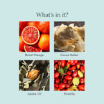 Buy Juicy Chemistry Organic Lip Balm Fortified with Blood Orange & Rosehip, 10 gm | Deeply Moisturising & Brightening Lip Care | 100% Natural | Certified Organic & Cruelty-Free - Purplle